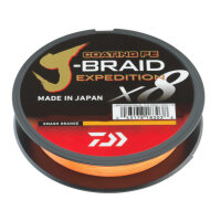 10m Daiwa J-Braid Expedition X8 smash orange 0,20mm / 16,0kg
