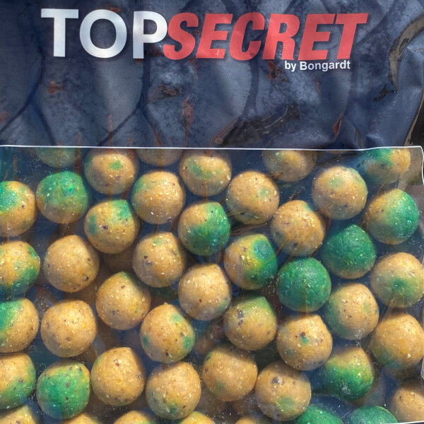 Top Secret Carp Dreams Boilies 1,0 kg 16mm Knoblauch Fisch