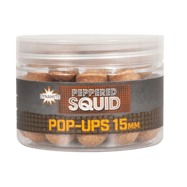 Dynamite Baits Peppered Squid Pop Ups 15mm