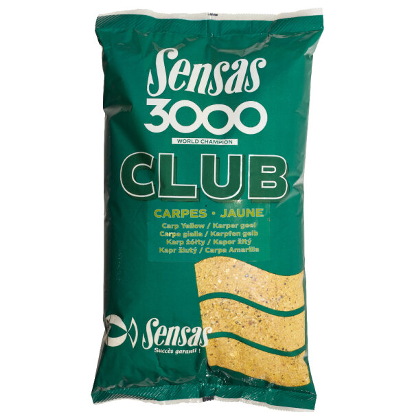 Sensas 3000 Club Karpfen gelb Grundfutter