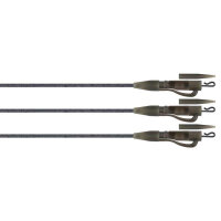 Fox Edges Tungsten Tubing Lead Clip Ready Rig Size 7 3pcs