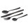 Fox Cookware Black Stainless Cutlery Set