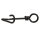 BKK Fast Spiral Snap - 32 Black Nickel Size 1 (Pack of 12) 20kg