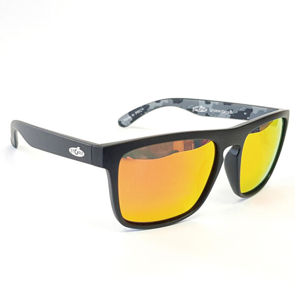 Storm Wildeye Sunglas Dorado Black Camo Red Glass