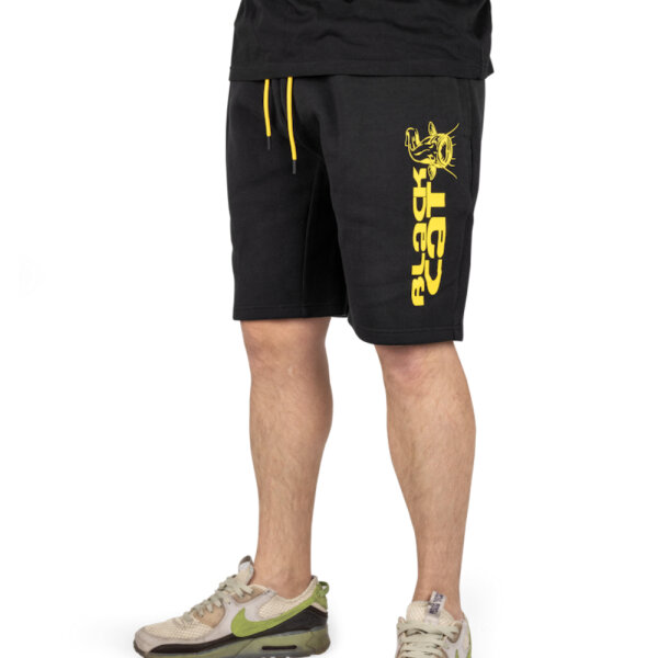 Black Cat Jogger Shorts