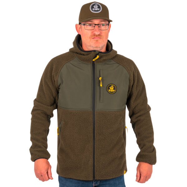 Black Cat Polar Fleece Zip Hoody