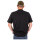 Black Cat T-Shirt Black mit Distressed-Logo