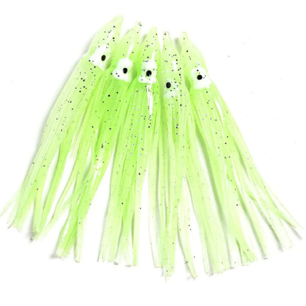 Fladen Octopus Muppets 9cm 5St Fluo