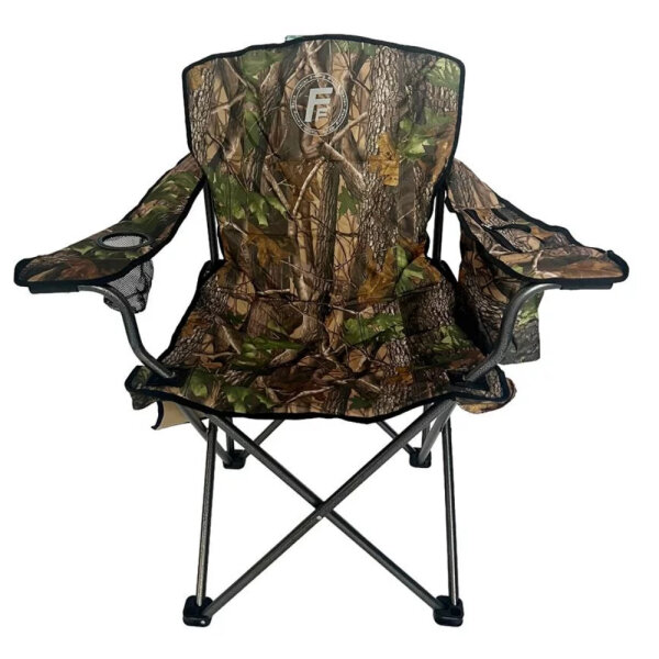 Lineaeffe Faltstuhl Klappstuhl mit Armlehnen mit Kühltasche und Getränkehalter