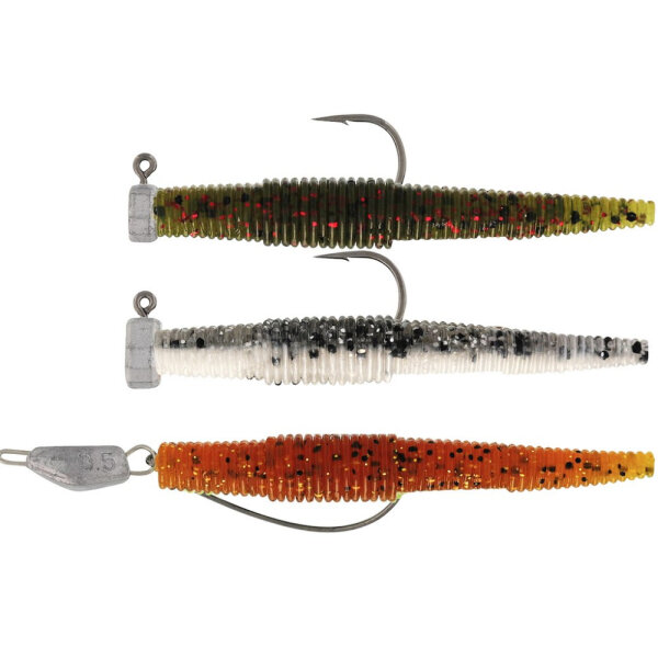 Westin Ned Worm Slim 5,5cm Rigged n Ready Clear Water Mix