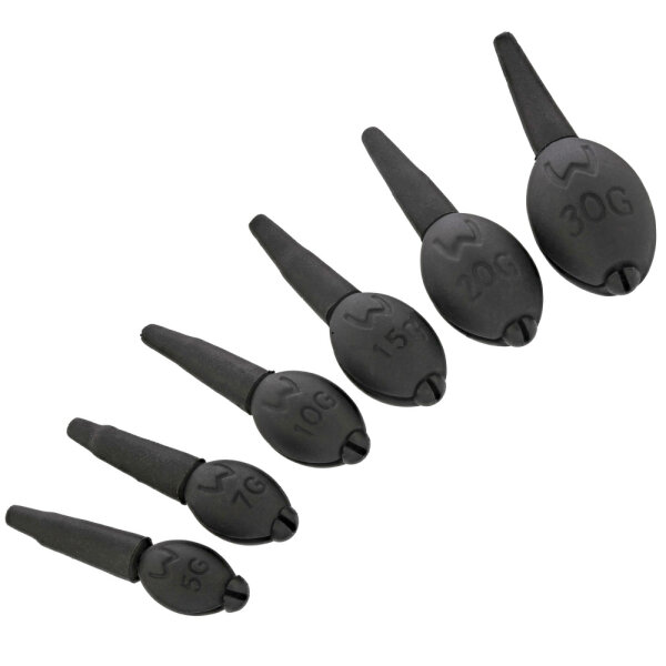 Westin Deadbait Adjustable Float Weights Matte Black 15g / 3stk.