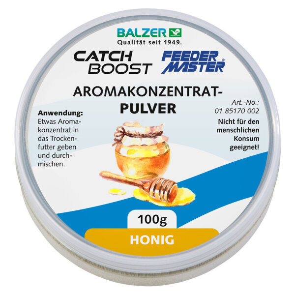 Balzer Feedermaster Catch Boost Pulver Aromakonzentrat 100g Honig
