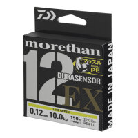 Daiwa Morethan Durasensor 12 Braid EX+SI3 Lime Green 0,12mm / 10kg