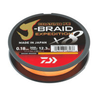 Daiwa J-Braid Expedition X8 300m smash orange 0,20mm /...