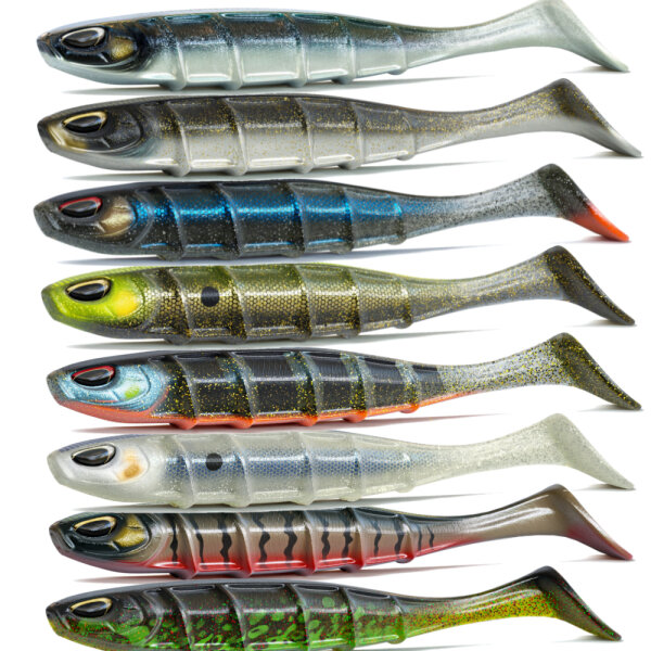 Nays HNTR Gummifisch Shad – Paddle Tail Für Großfischjagd – 9 Inch, P-08 – Für Hecht & Zander – Starke Vibrationen Nays HNTR Gummifisch Shad – Paddle Tail Für Großfischjagd – 9 Inch, P-08 – Für Hecht & Zander – Starke Vibrationen
