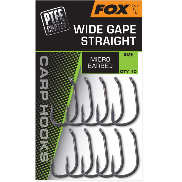 Fox Wide Gape Straight Haken