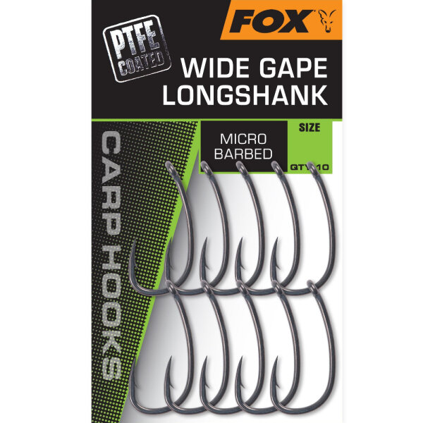Fox Wide Gape Long Shank Haken