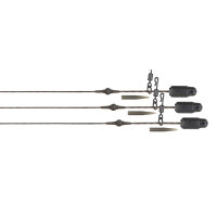 Fox Edges Naturals Heli-Clip Rigs 40lb Submerge 3pcs
