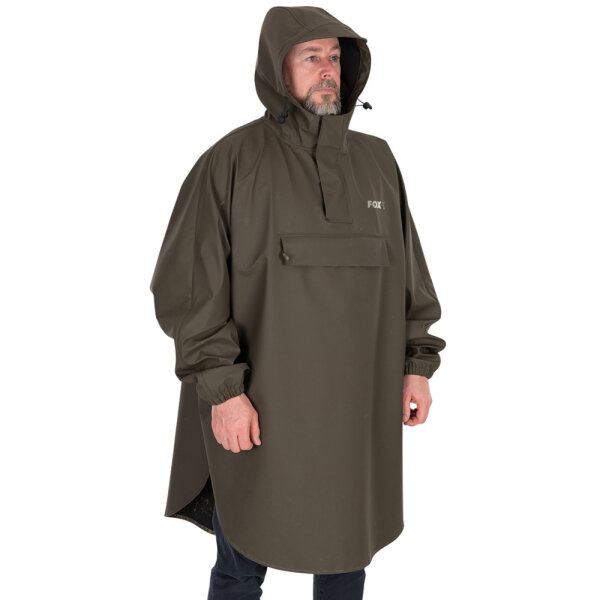 Fox Khaki Poncho One Size