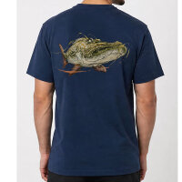 BKK Short Sleeve Casual Shirt Pike T-Shirt Navy Neu