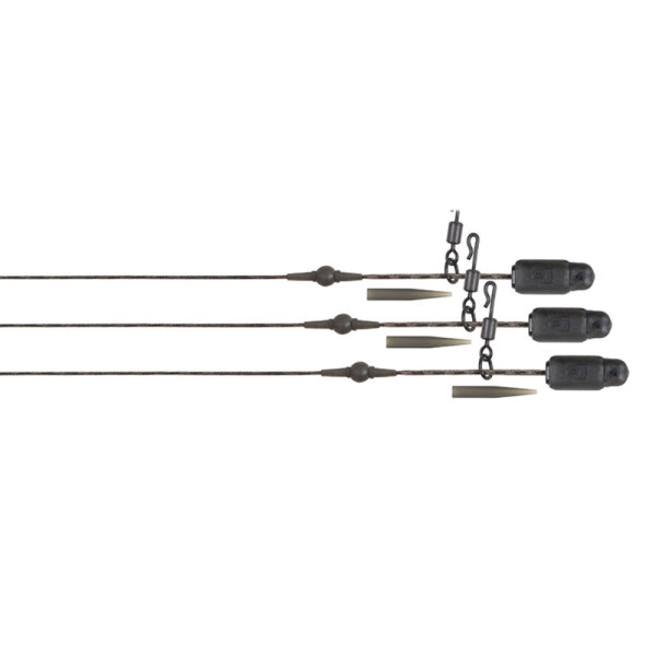 Fox Edges Naturals Heli-Clip Rigs 30lb Submerge 3pcs