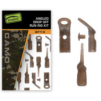 Fox Edges Camo Angled Drop off run rig kit 5pcs