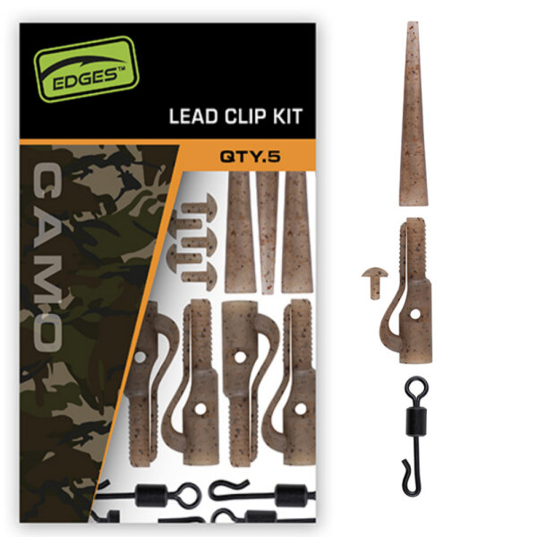 Fox Edges Camo Lead Cip Kit 5pcs