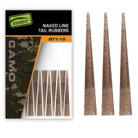Fox Edges Camo Naked Line Tail Rubbers 10pcs