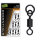 Fox Edges Ring Swivel 10pcs