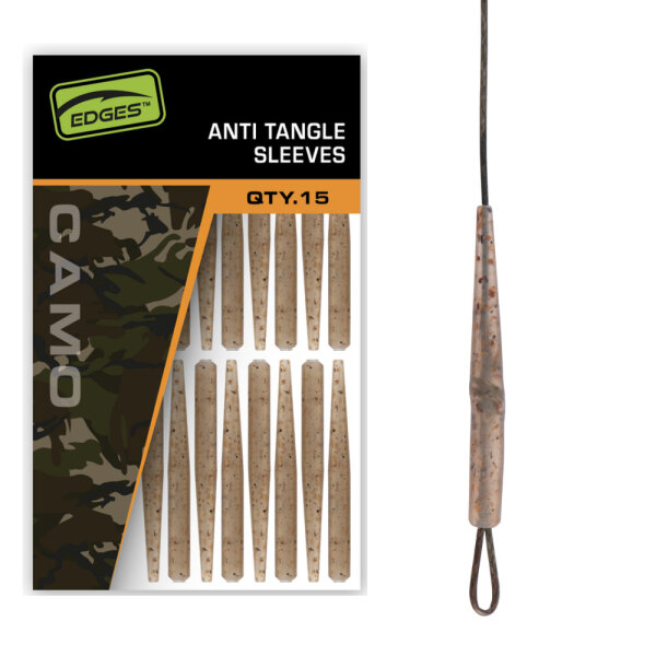 Fox Edges Camo Anti Tangle Sleeves 15pcs
