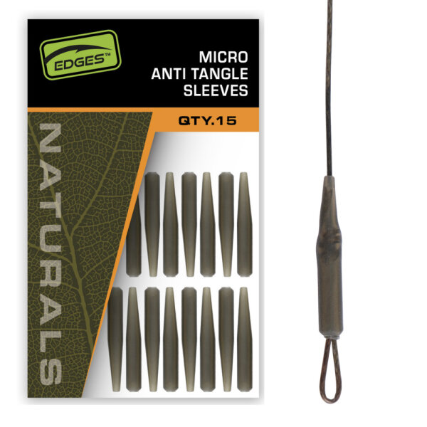 Fox Edges Naturals Micro Anti Tangle Sleeves 15pcs