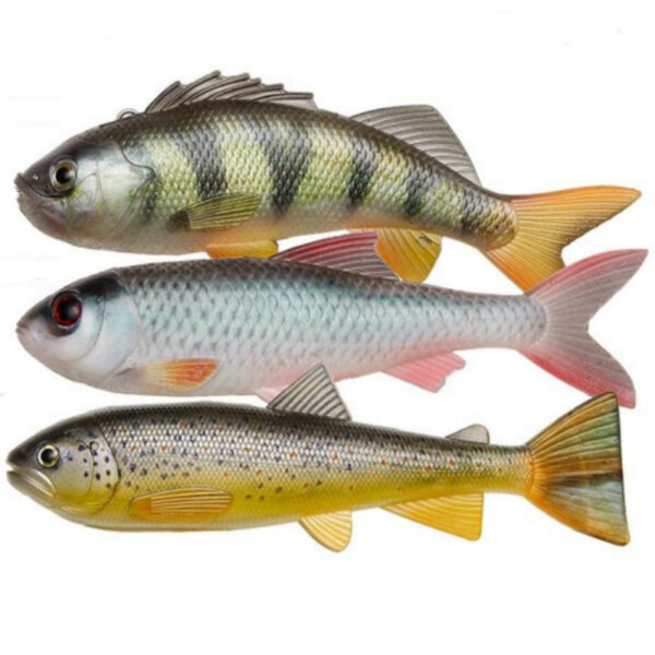 Pulzbait Roach Perch Trout Skinz 15cm 3Pcs