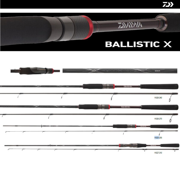 Daiwa Ballistic X Spin Rute 2,40m 30-70g