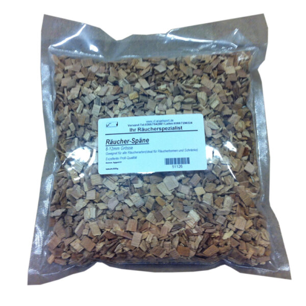 Räucherspäne grob 8 - 12mm 500g