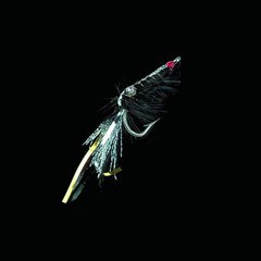 Jenzi Meeres-Beifnger Shrimp Fly Black/Silver Gr.1/0